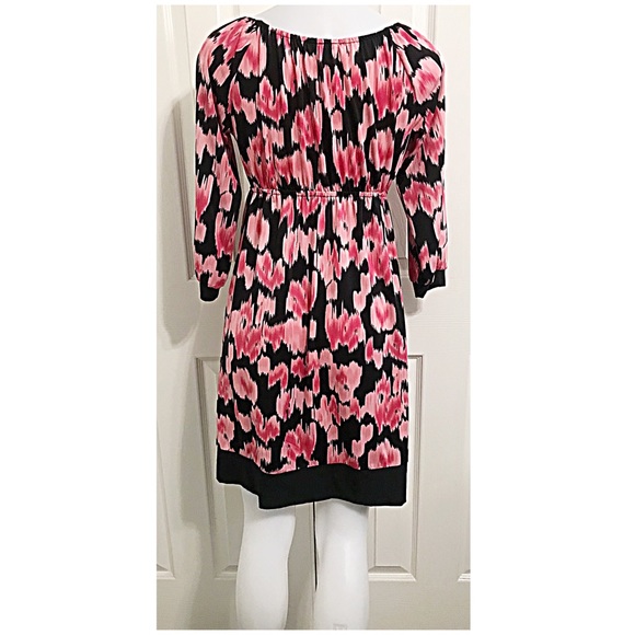 INC~International Concepts, Floral Patterned, 3/4” Sleeves, Pull Over Dress - Picture 2 of 5